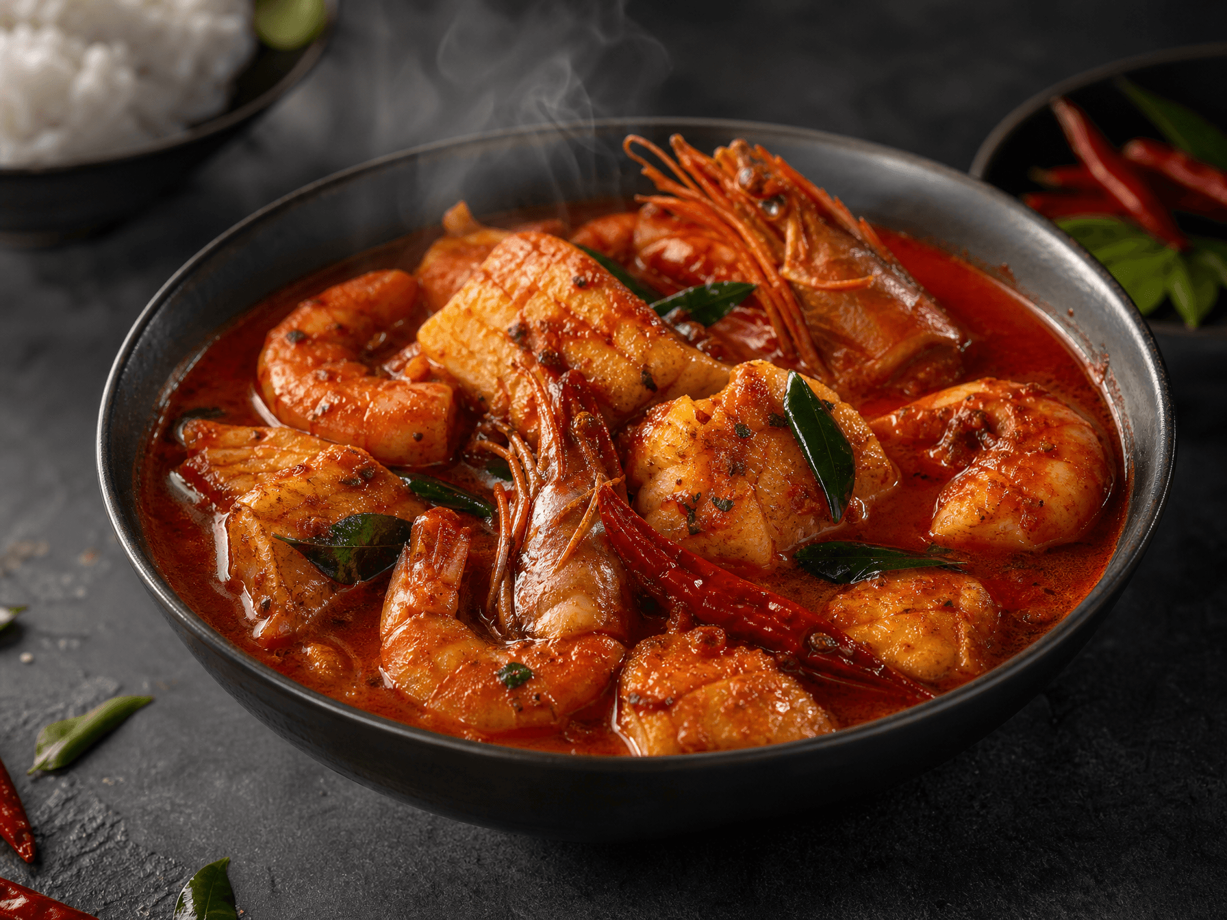Fish & Prawn Masala Curry